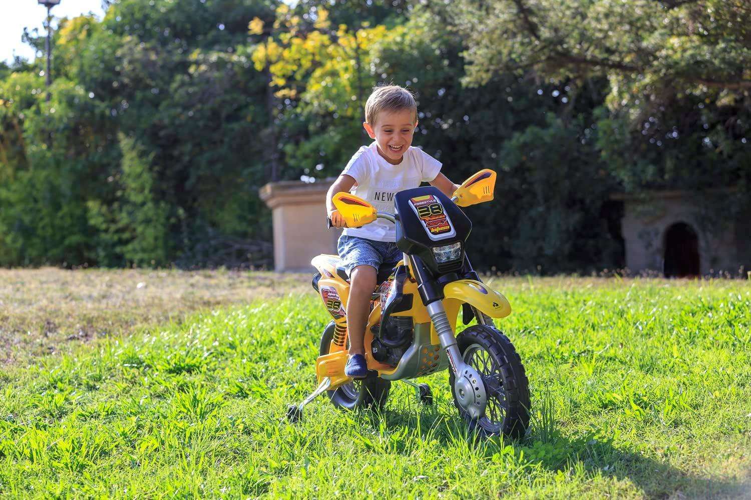 PATOYS | Injusa Motocross Drift ZX Kids Dirt Bike 12v-6811 Ride on Bike Injusa