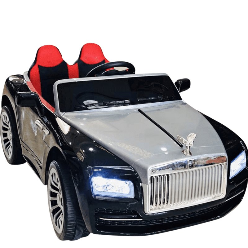 PATOYS | Rolls Royce Rechargeable Ride On Car For Kids & Toddlers With Remote Control - Black - PATOYS