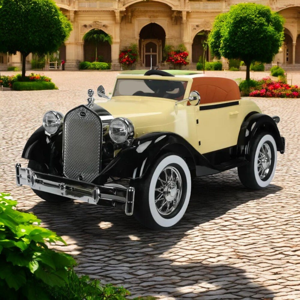 PATOYS | Rolls Royce Vintage Style Kids 12V Car 4x4 Ride - Ons Car - PATOYS - MD - 7988