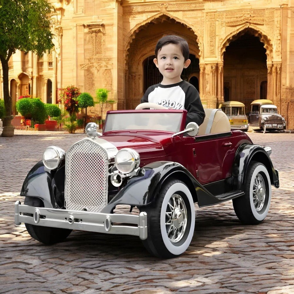 PATOYS | Rolls Royce Vintage Style Kids 12V Car 4x4 Ride - Ons Car - PATOYS - MD - 7988