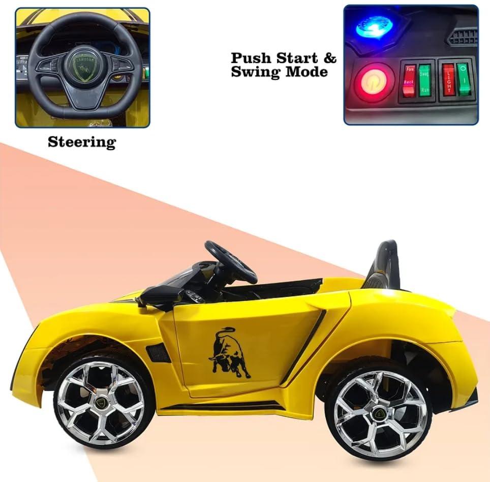 PATOYS | Smoky Battery Operated Ride on Kids Car, PL 2244 (LAMBORG CAR) 2 to 5 Years - PATOYS