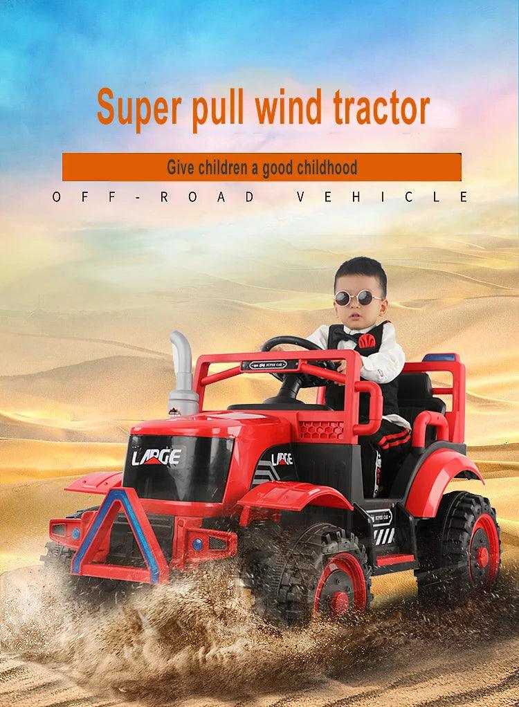 PATOYS | Super pull wind tractor truck battery operated off - road vehicle - PATOYS