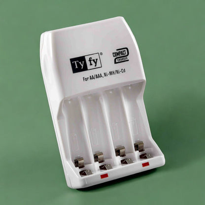 PATOYS | Ty Fy COMPACT 2 CHARGER for AA/AAA Ni - MH/Ni - Cd batteries - PATOYS