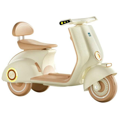 PATOYS | Vespa Matte Finish Kids Bike Kids Motorcycle Battery Operated Ride On Scooty with remote - PATOYS