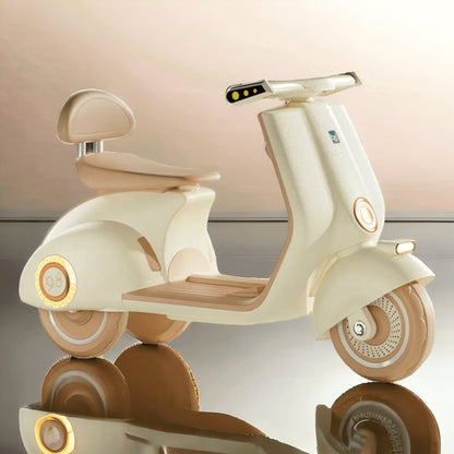 PATOYS | Vespa Matte Finish Kids Bike Kids Motorcycle Battery Operated Ride On Scooty with remote - PATOYS