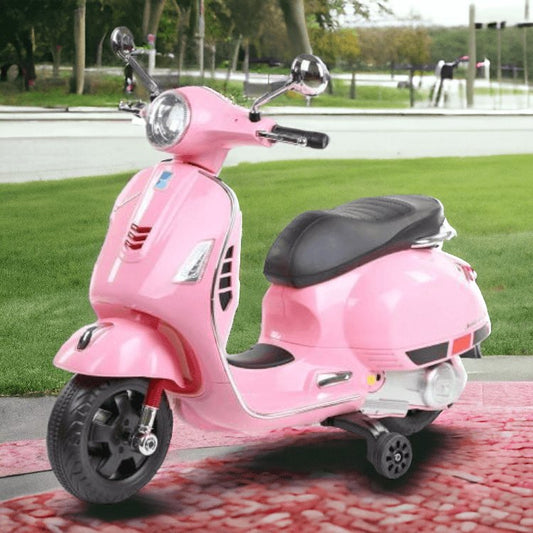 PATOYS | Vespa Rechargeable Battery Operated 12v Ride - on Scooter for Kids (3 to 7 Years) - PATOYS