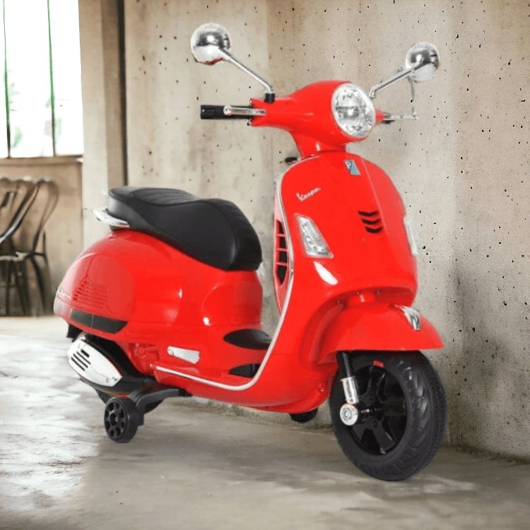 PATOYS | Vespa Rechargeable Battery Operated 12v Ride - on Scooter for Kids (3 to 7 Years) - PATOYS