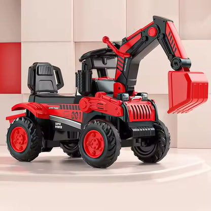 PATOYS | XZ970 Battery Operated Ride - On JCB - Excavator - PATOYS - XZ970 - red