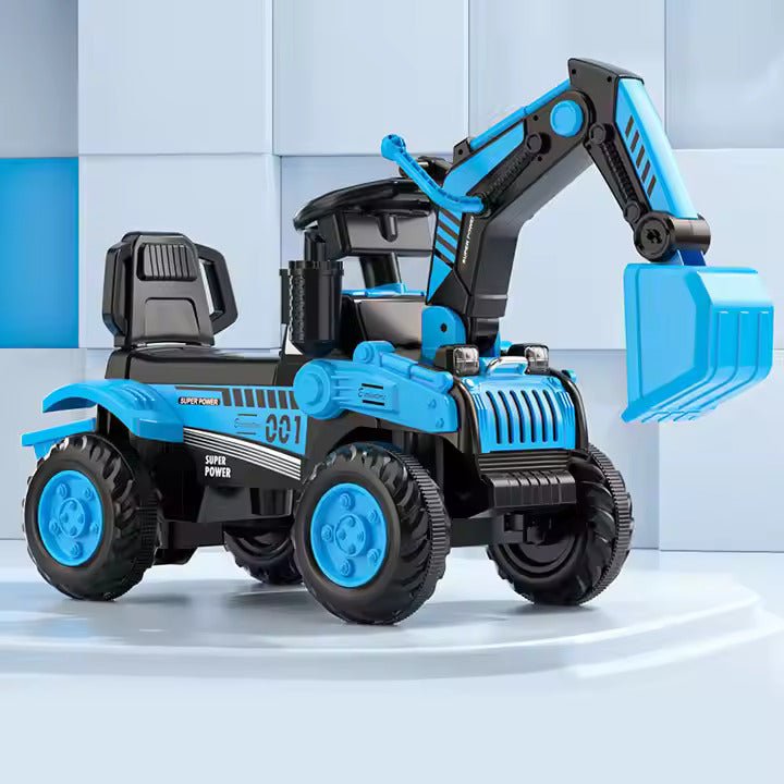 PATOYS | XZ970 Battery Operated Ride - On JCB - Excavator - PATOYS - XZ970 - blue