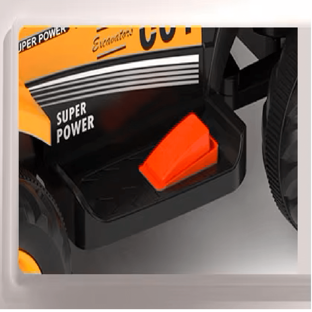 PATOYS | XZ970 Battery Operated Ride - On JCB - Excavator - PATOYS - XZ970 - yellow